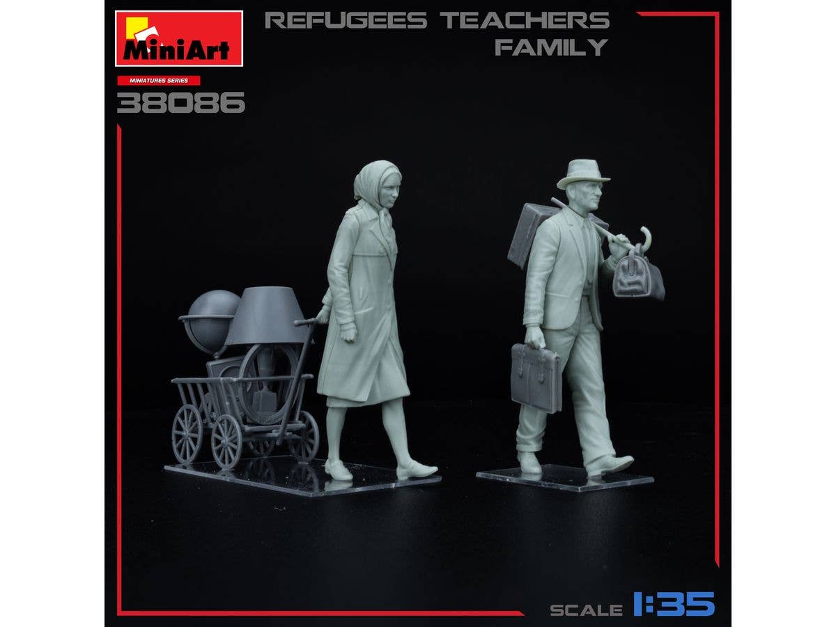 MiniArt 1/35 Refugees Teachers Family | 5905937497471