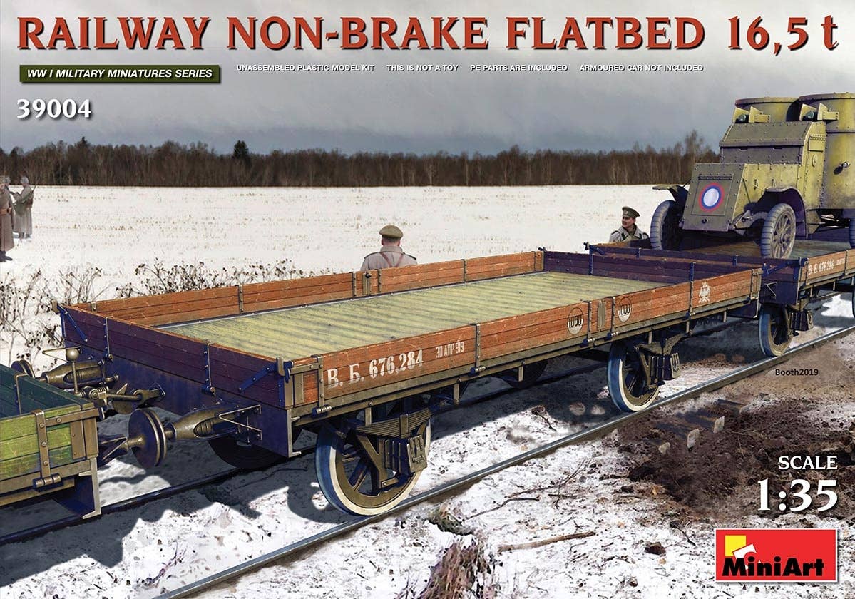 MiniArt Railway Non-brake Flatbed 16,5 t | 4820183312686