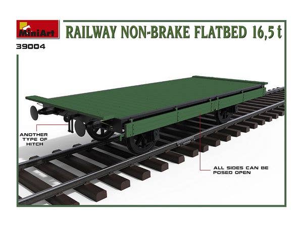 MiniArt Railway Non-brake Flatbed 16,5 t | 4820183312686