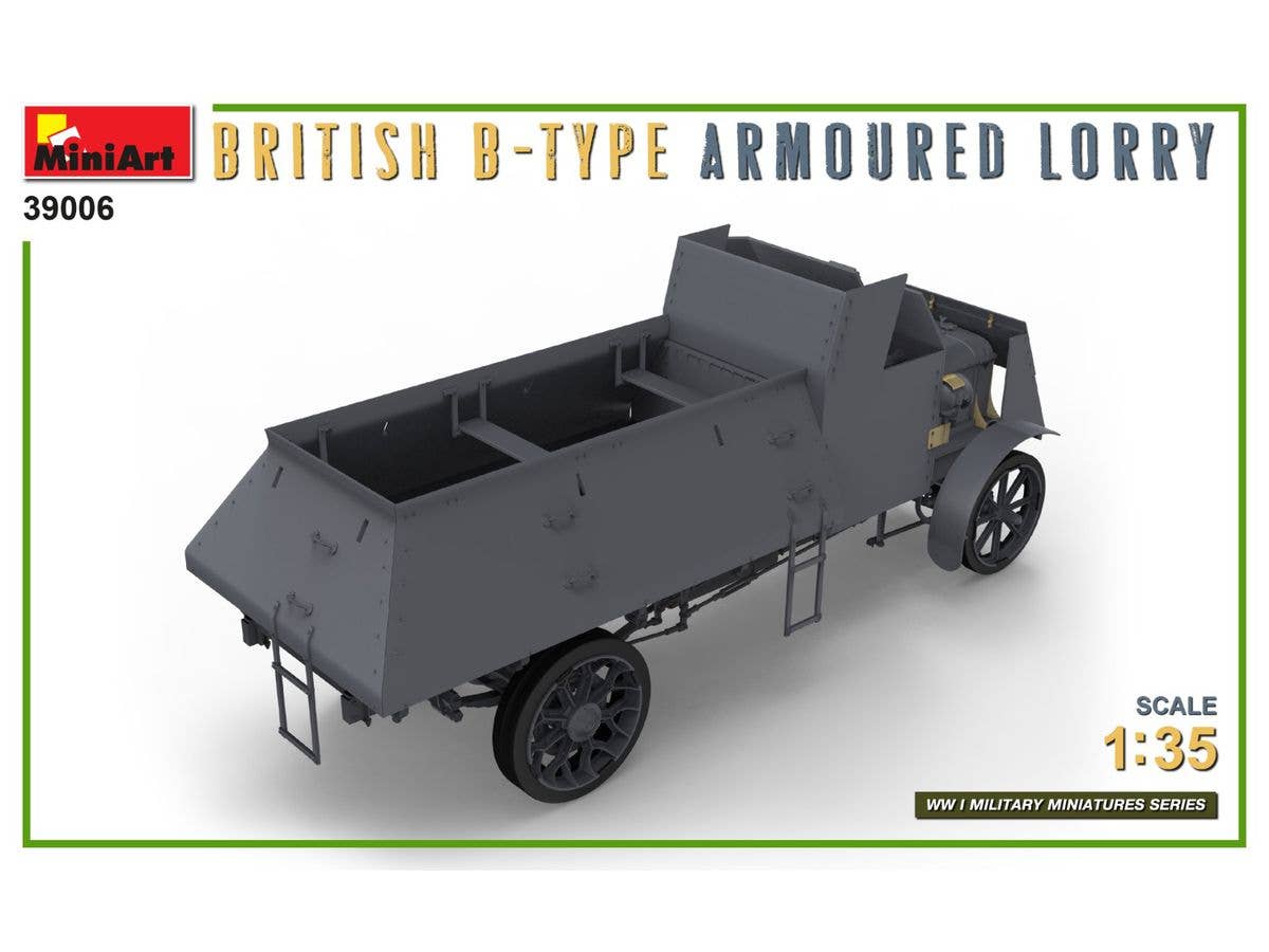 MiniArt 1/35 British B-Type Armoured Lorry Vehicle kits | 5905090346432