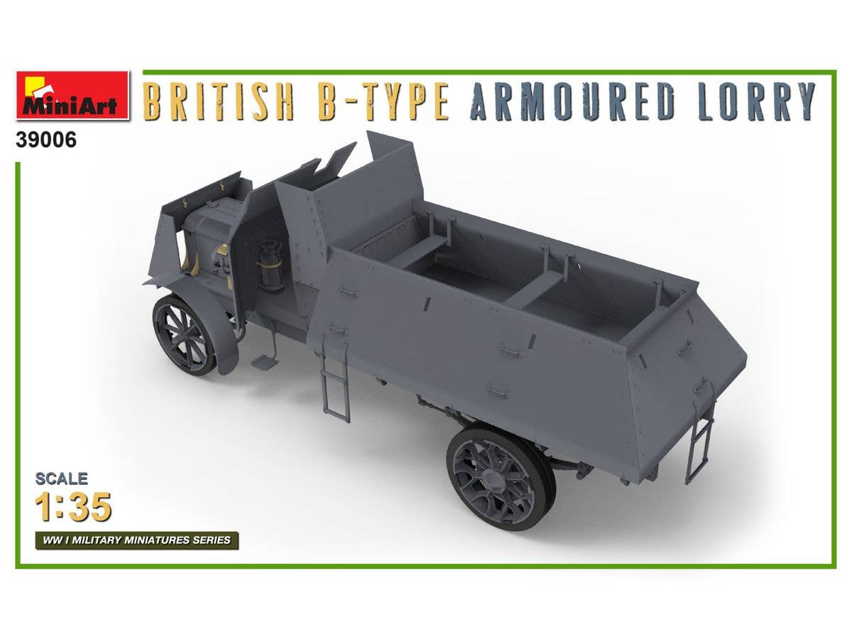 MiniArt 1/35 British B-Type Armoured Lorry Vehicle kits | 5905090346432