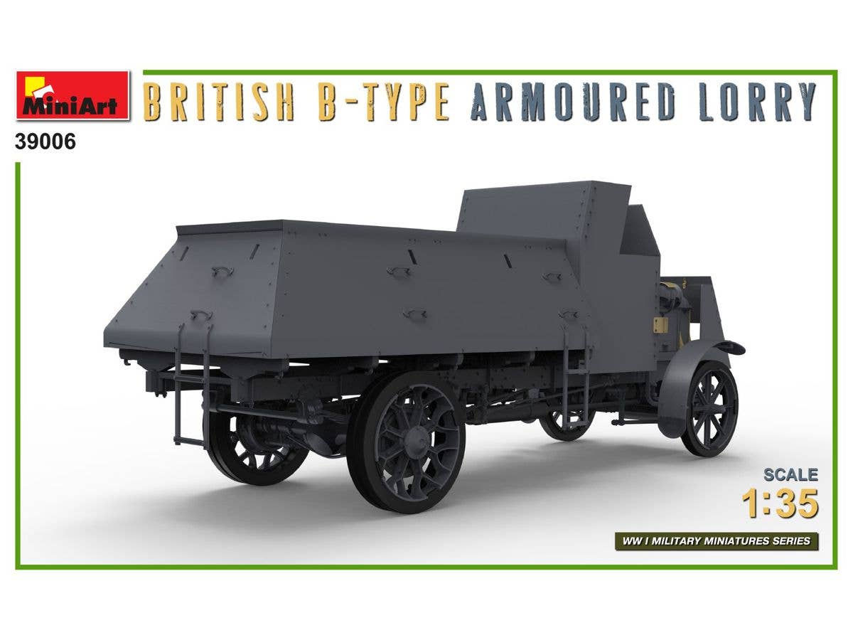 MiniArt 1/35 British B-Type Armoured Lorry Vehicle kits | 5905090346432