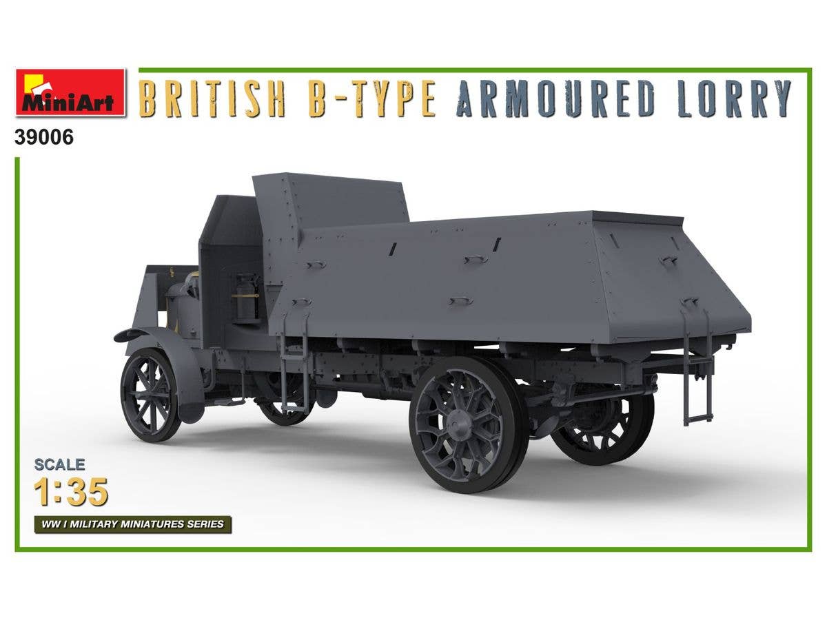 MiniArt 1/35 British B-Type Armoured Lorry Vehicle kits | 5905090346432