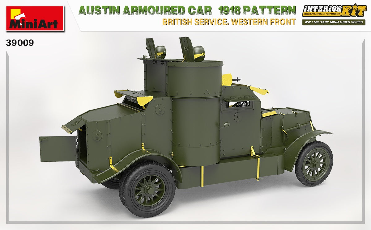 MiniArt 1/35 Austin Armoured Car 1918 Pattern. British Service. Western Front . Interior Kit | 4820183313591