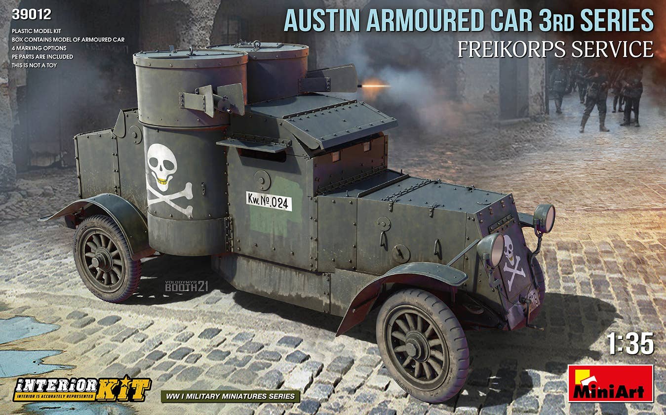 Miniart 1/35 Austin Armoured Car 3rd Series: Freikorps Service. Interior Kit | 5905090346036