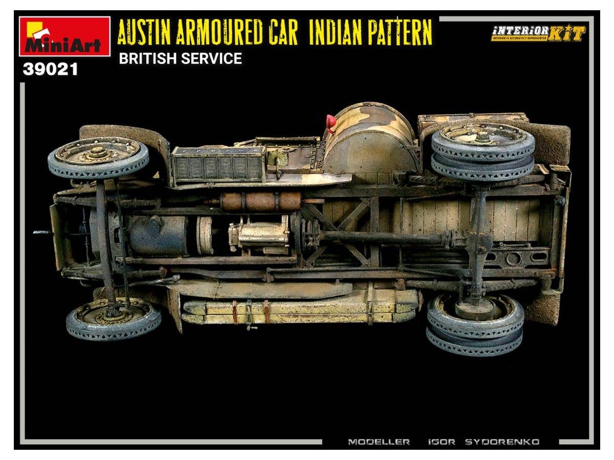 MiniArt 1/35 Austin Armoured Car Indian Pattern. British Service. Interior Kit | 4820183314154