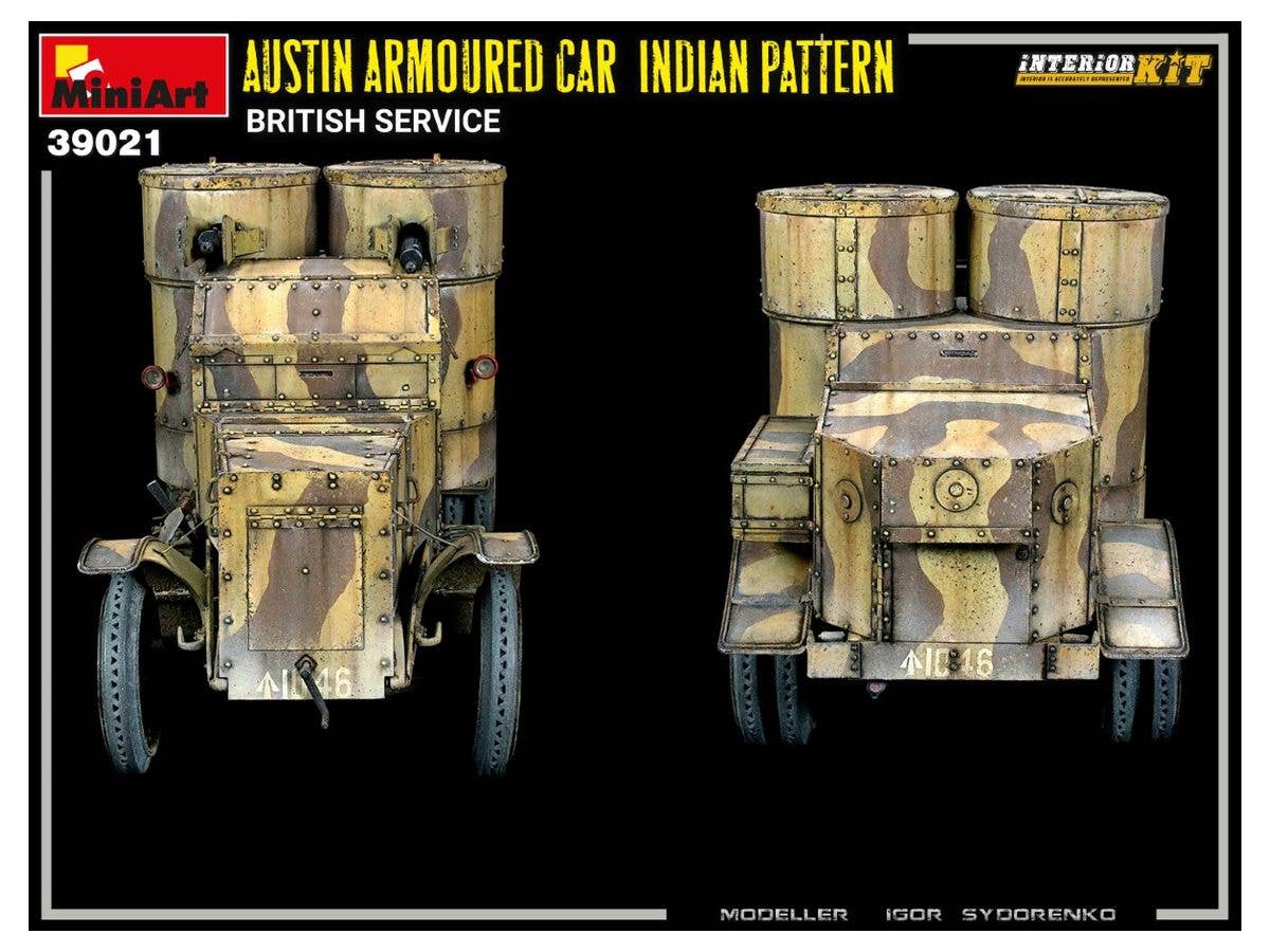 MiniArt 1/35 Austin Armoured Car Indian Pattern. British Service. Interior Kit | 4820183314154