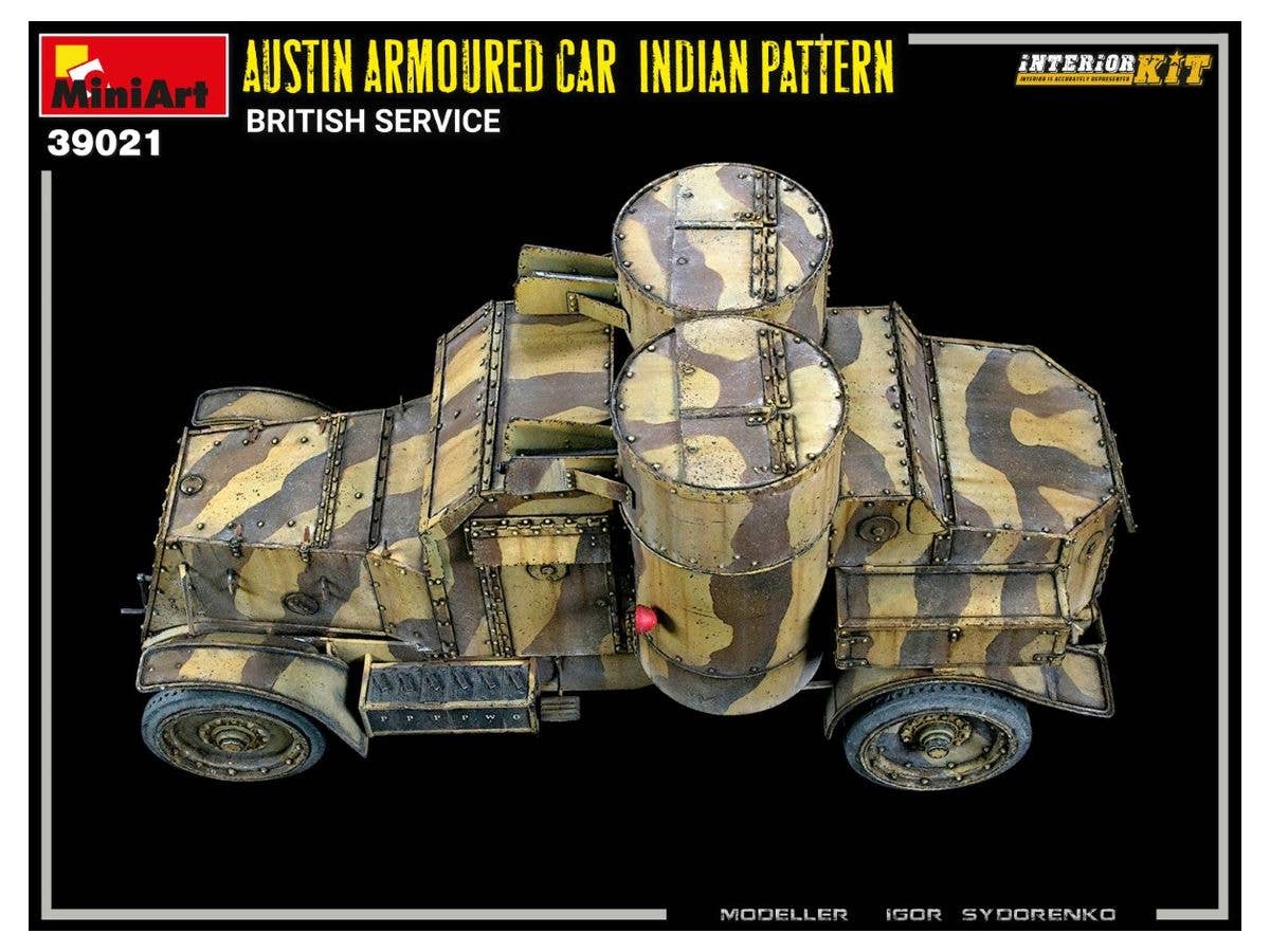 MiniArt 1/35 Austin Armoured Car Indian Pattern. British Service. Interior Kit | 4820183314154