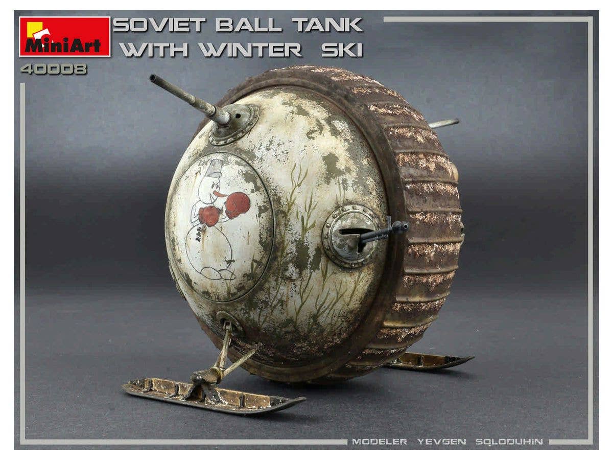 MiniArt 1/35 Soviet Ball Tank with Winter Ski. Interior Kit | 4820183312242