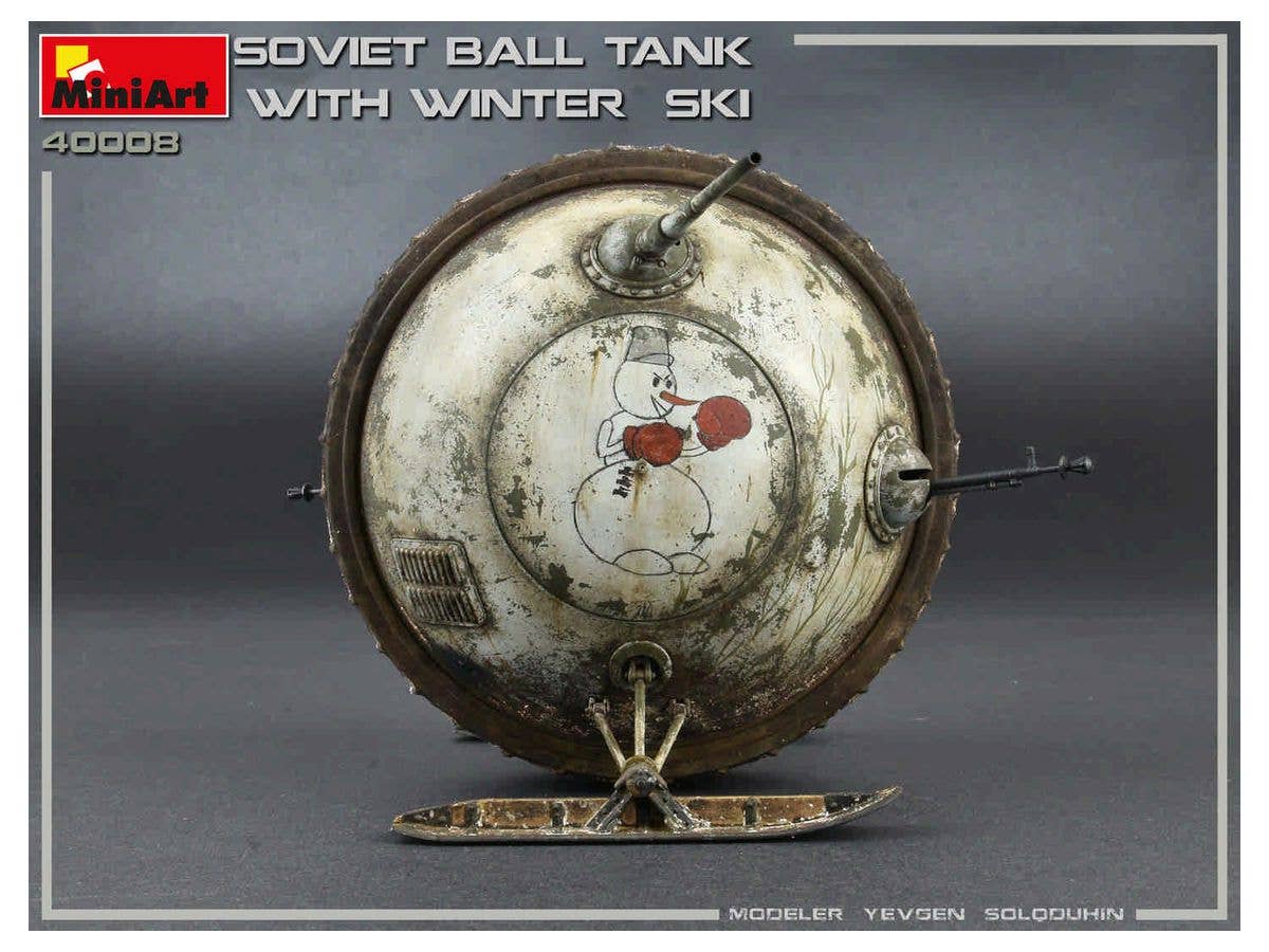 MiniArt 1/35 Soviet Ball Tank with Winter Ski. Interior Kit | 4820183312242