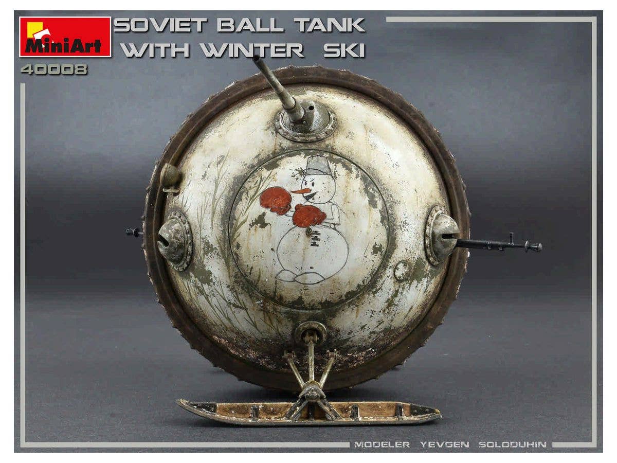 MiniArt 1/35 Soviet Ball Tank with Winter Ski. Interior Kit | 4820183312242