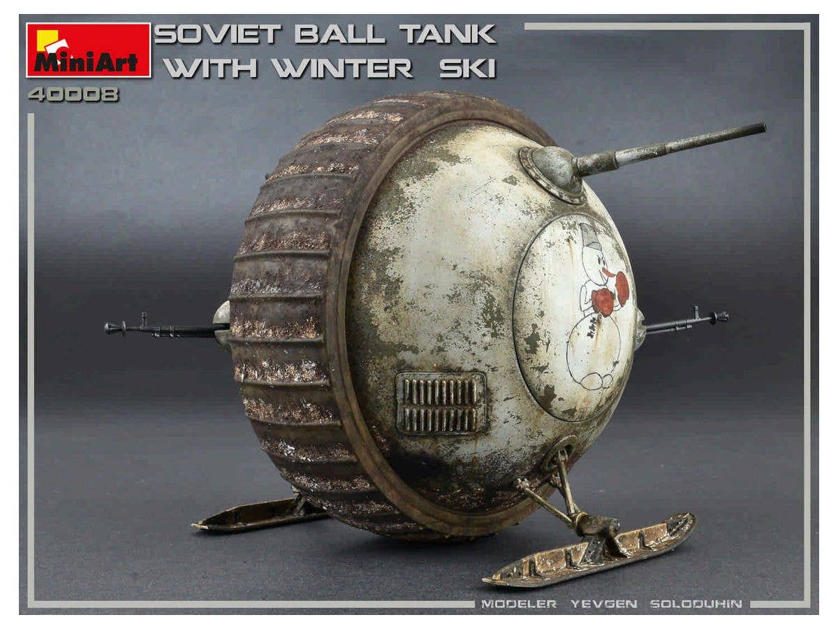 MiniArt 1/35 Soviet Ball Tank with Winter Ski. Interior Kit | 4820183312242