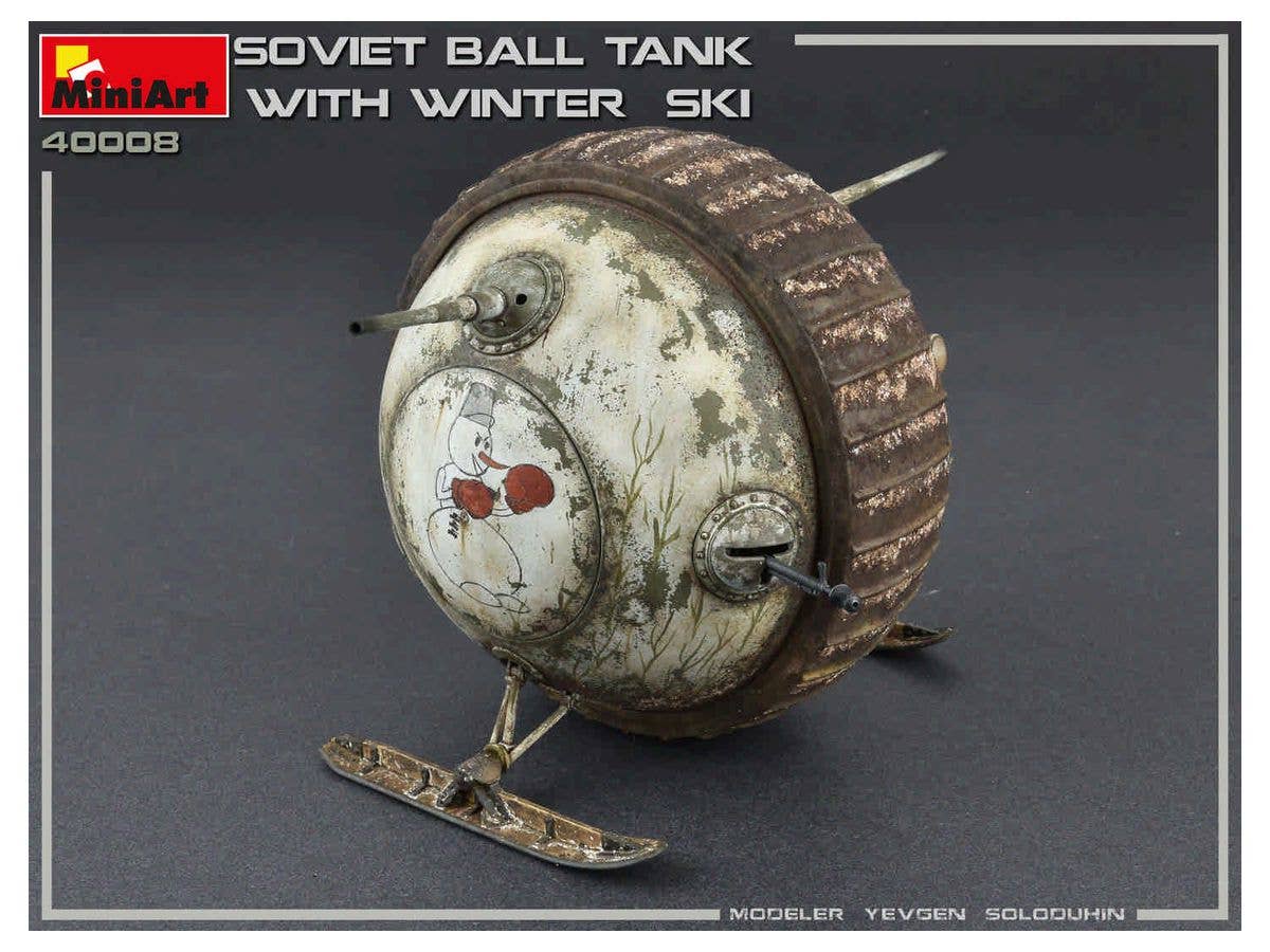 MiniArt 1/35 Soviet Ball Tank with Winter Ski. Interior Kit | 4820183312242