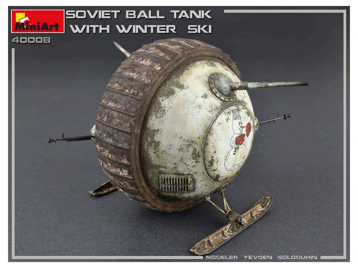 MiniArt 1/35 Soviet Ball Tank with Winter Ski. Interior Kit | 4820183312242