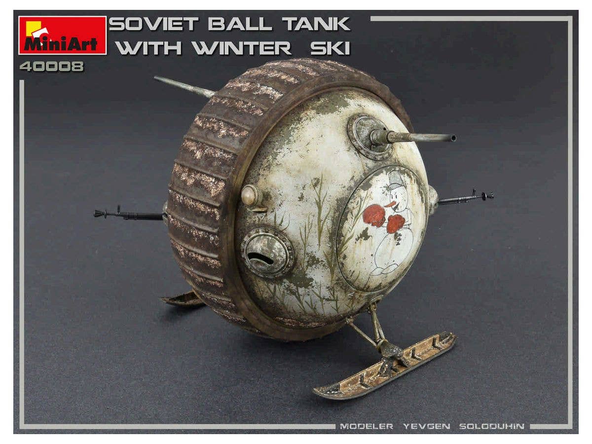 MiniArt 1/35 Soviet Ball Tank with Winter Ski. Interior Kit | 4820183312242