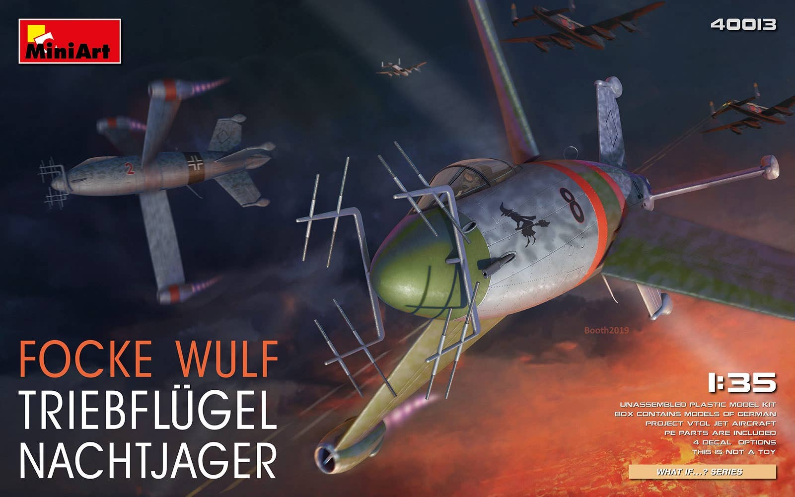 MiniArt 1/35 Focke Wulf Triebflugel Nachtjager | 4820183312518