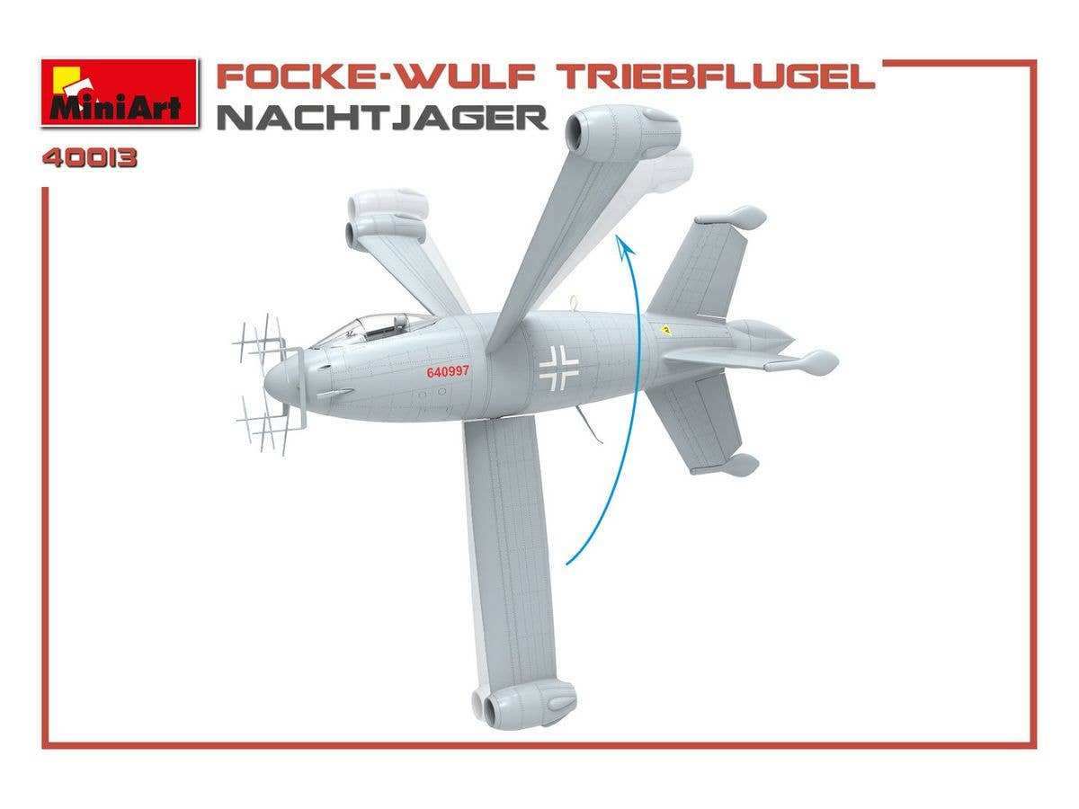 MiniArt 1/35 Focke Wulf Triebflugel Nachtjager | 4820183312518