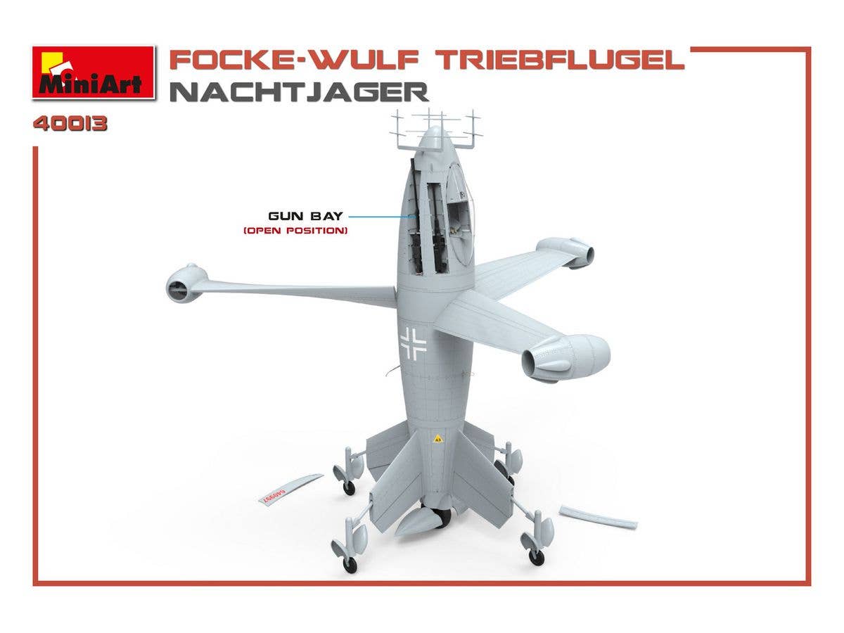 MiniArt 1/35 Focke Wulf Triebflugel Nachtjager | 4820183312518