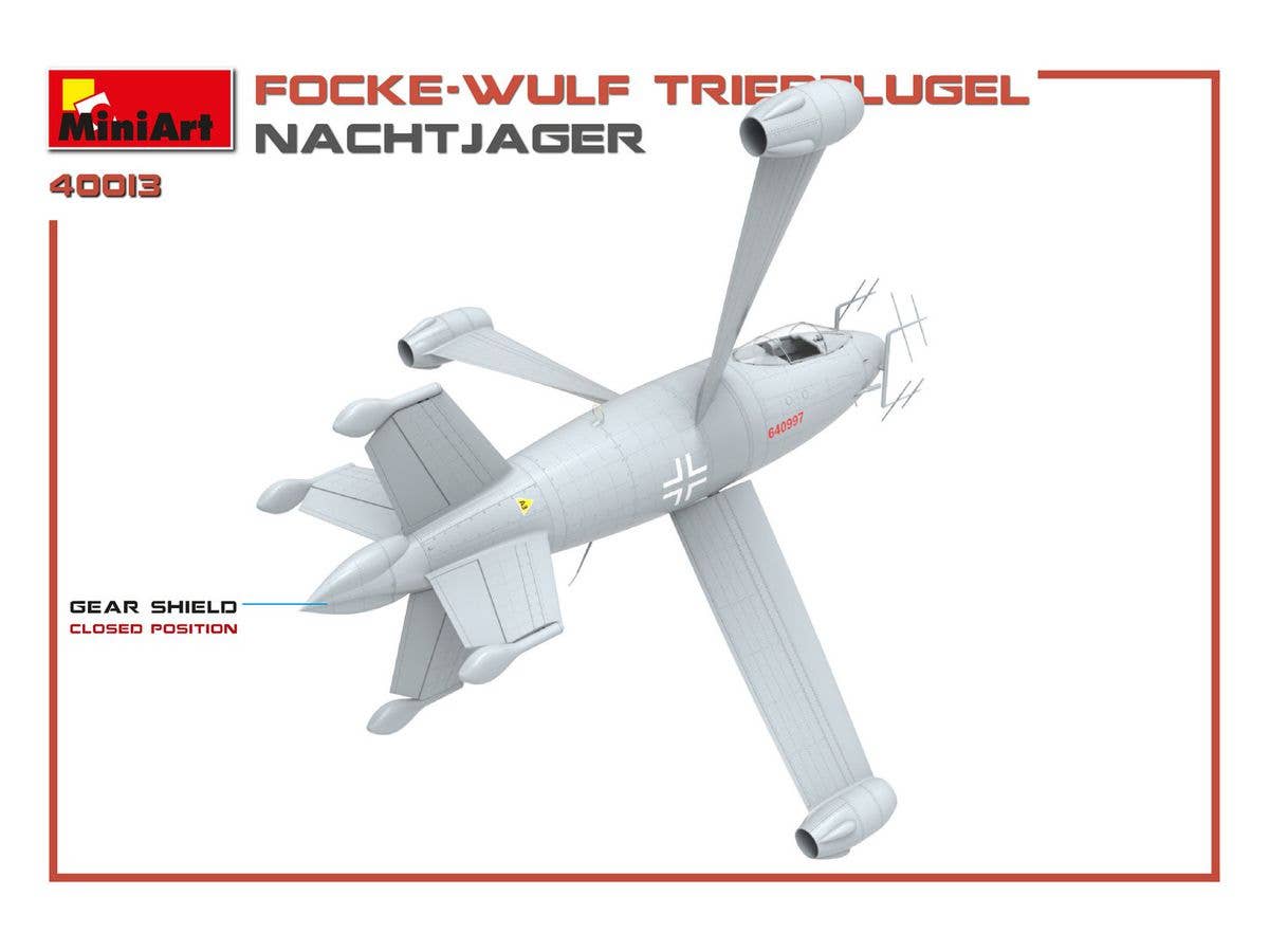 MiniArt 1/35 Focke Wulf Triebflugel Nachtjager | 4820183312518