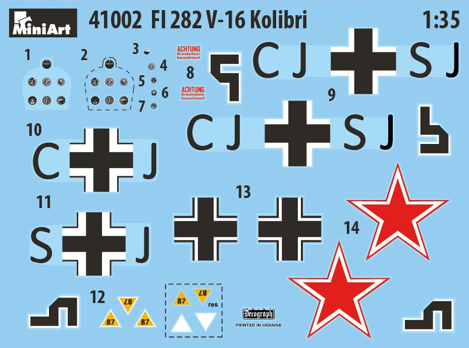 MiniArt 1/35 Fl 282 V-16 Kolibri | 4820183312549