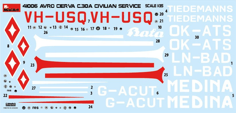 MiniArt Avro Cierva C.30A Civilian Service | 4820183312532