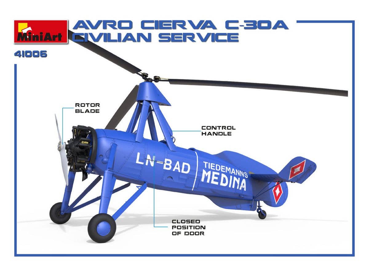 MiniArt Avro Cierva C.30A Civilian Service | 4820183312532