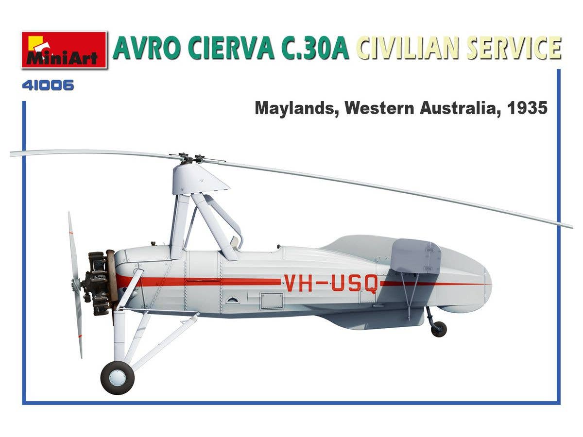 MiniArt Avro Cierva C.30A Civilian Service | 4820183312532