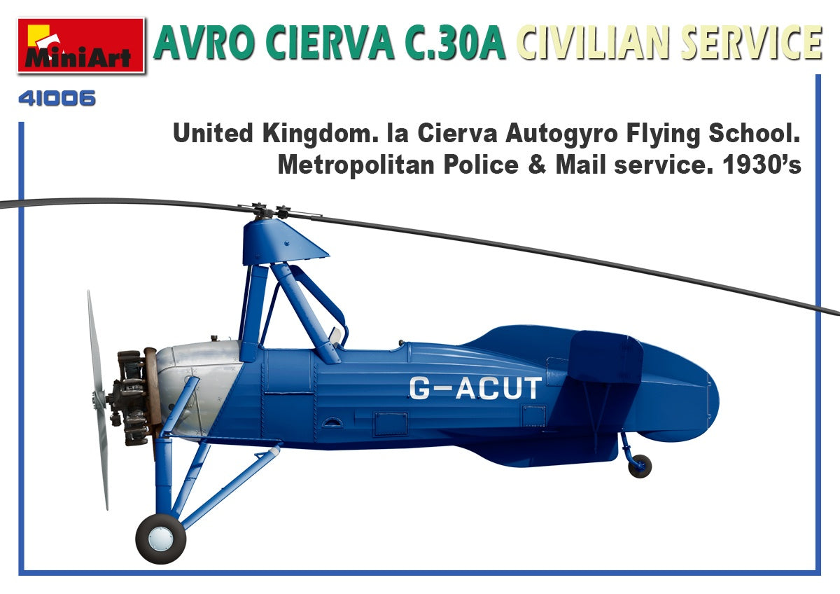 MiniArt Avro Cierva C.30A Civilian Service | 4820183312532