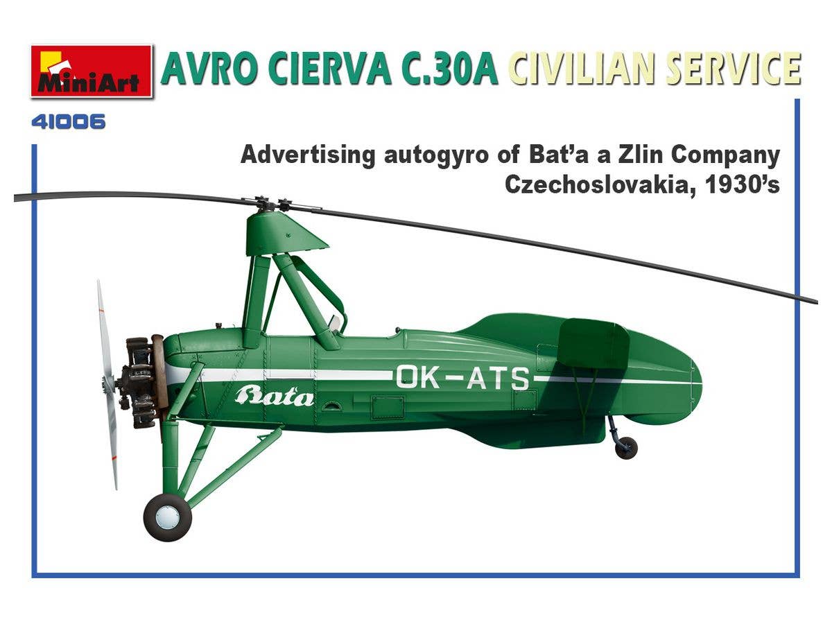 MiniArt Avro Cierva C.30A Civilian Service | 4820183312532