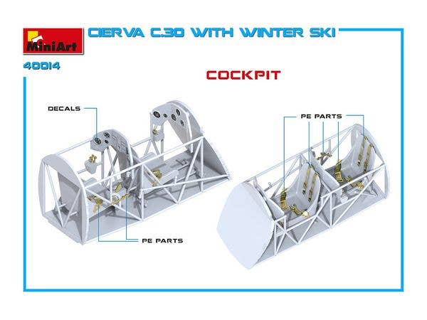 MiniArt Cierva C.30 with Winter Ski | 4820183312853