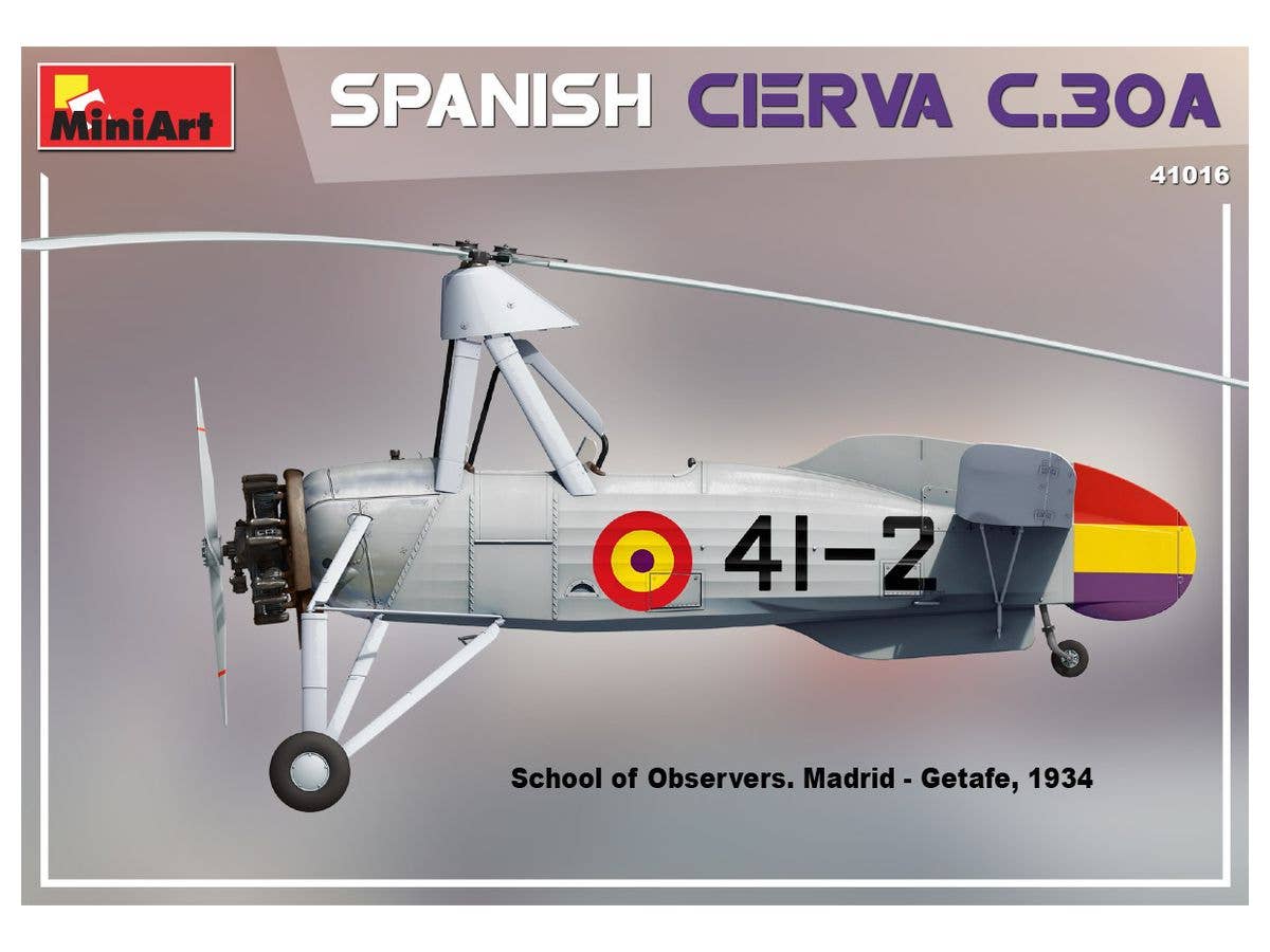 MiniArt 1/35 Spanish Cierva C.30A Aircraft | 4820183313515