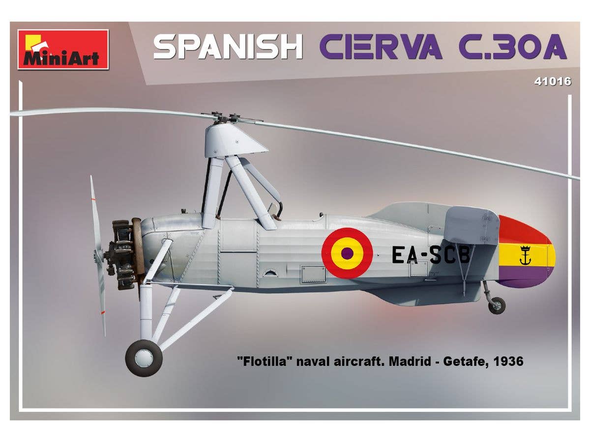 MiniArt 1/35 Spanish Cierva C.30A Aircraft | 4820183313515