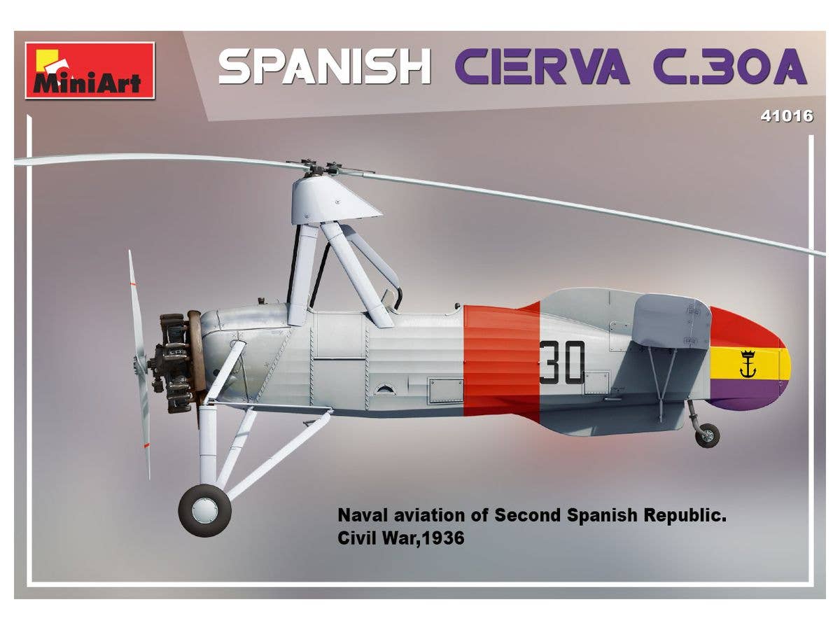 MiniArt 1/35 Spanish Cierva C.30A Aircraft | 4820183313515