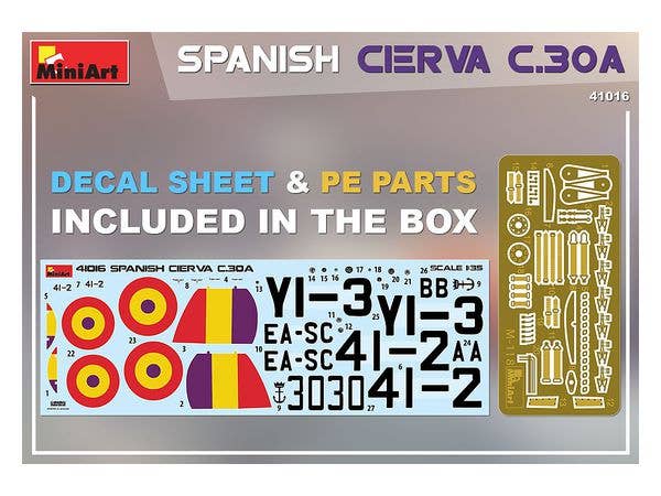 MiniArt 1/35 Spanish Cierva C.30A Aircraft | 4820183313515