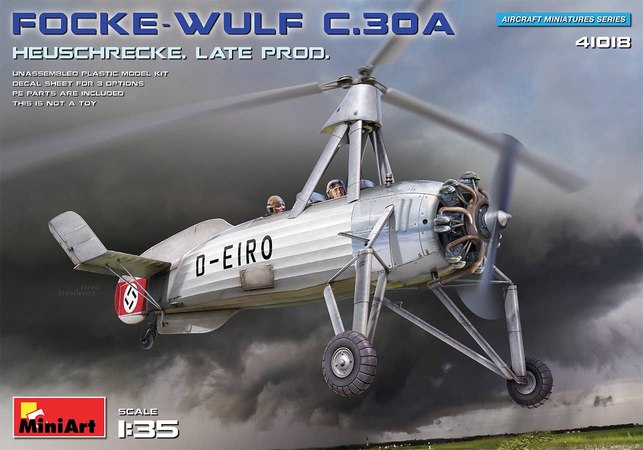 MiniArt 1/35 Focke-Wulf FW C.30A Heuschrecke. Late Prod Aircraft | 4820183313324
