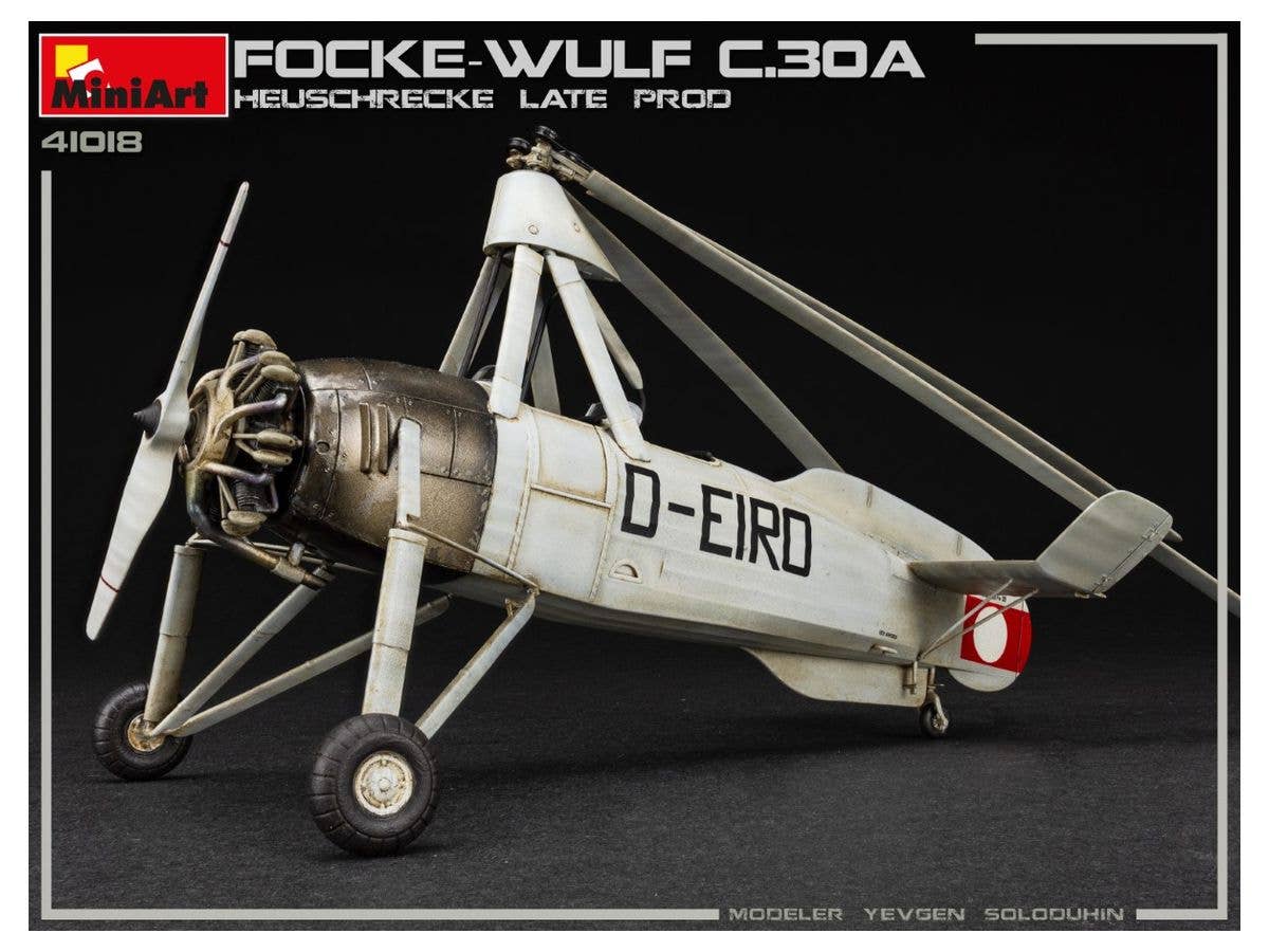 MiniArt 1/35 Focke-Wulf FW C.30A Heuschrecke. Late Prod Aircraft | 4820183313324
