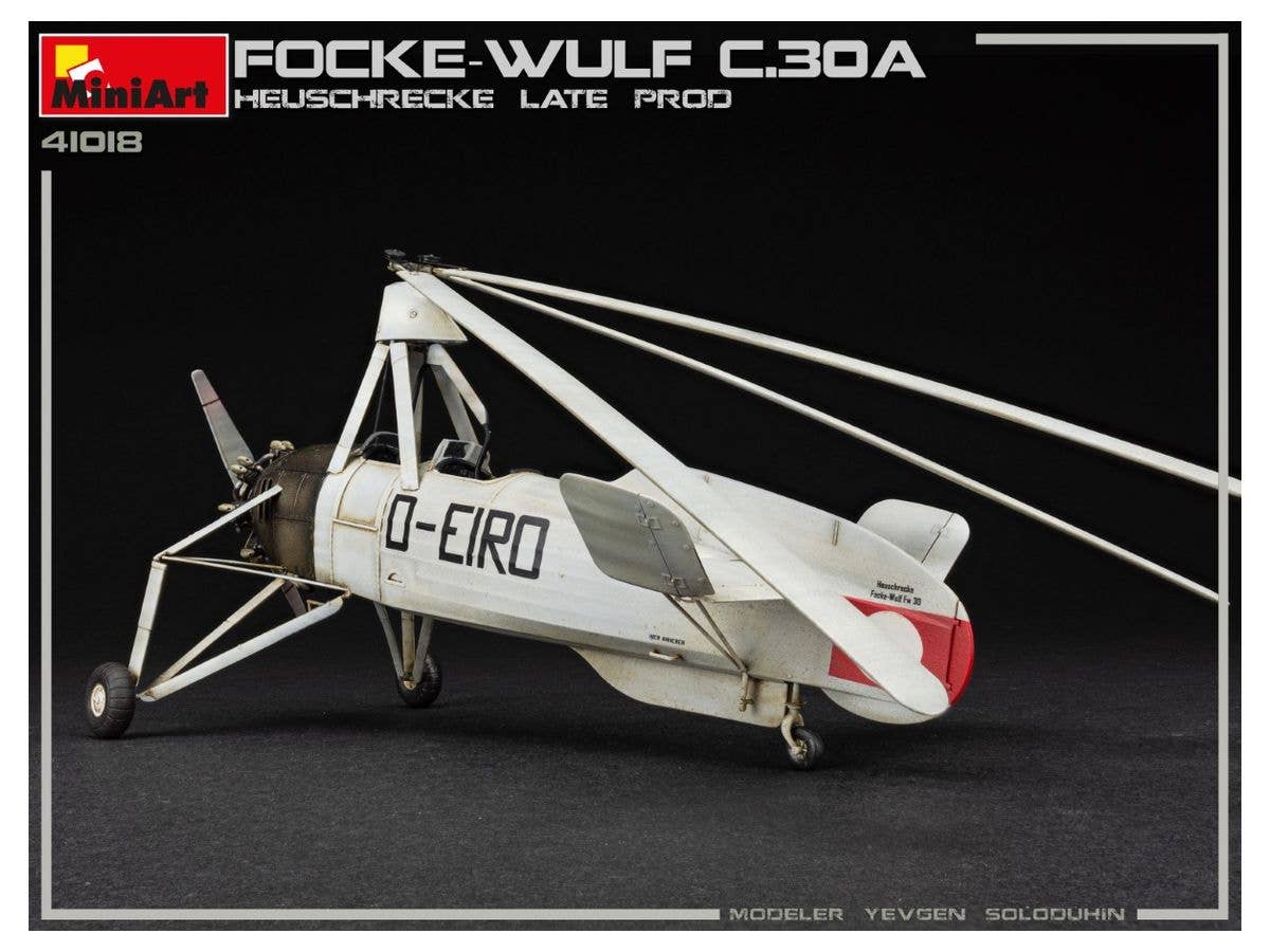 MiniArt 1/35 Focke-Wulf FW C.30A Heuschrecke. Late Prod Aircraft | 4820183313324