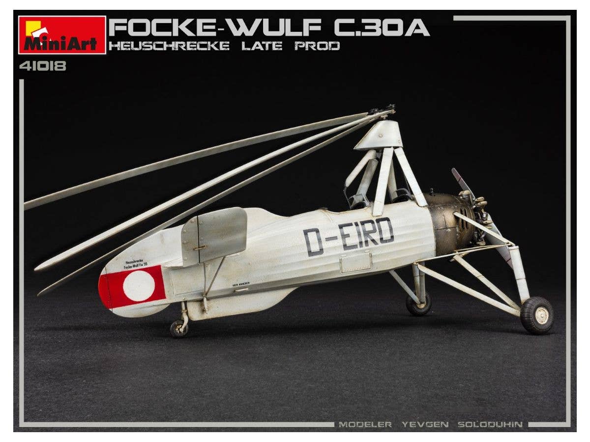 MiniArt 1/35 Focke-Wulf FW C.30A Heuschrecke. Late Prod Aircraft | 4820183313324