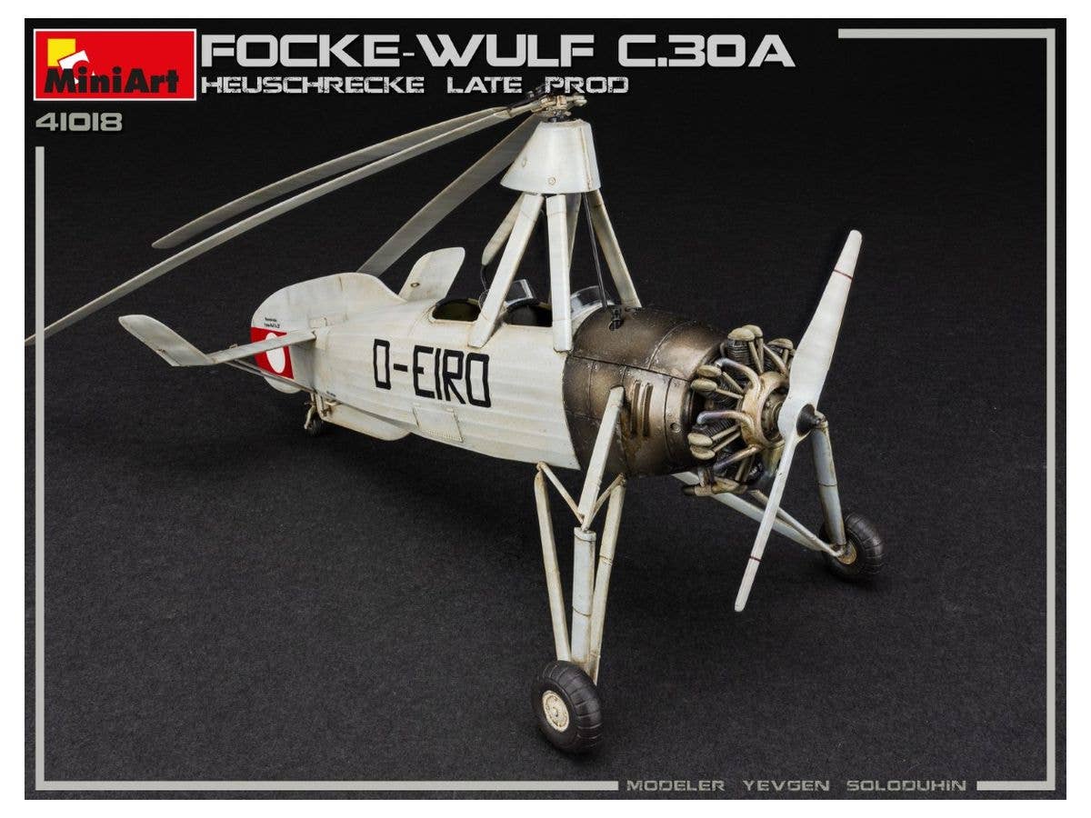 MiniArt 1/35 Focke-Wulf FW C.30A Heuschrecke. Late Prod Aircraft | 4820183313324