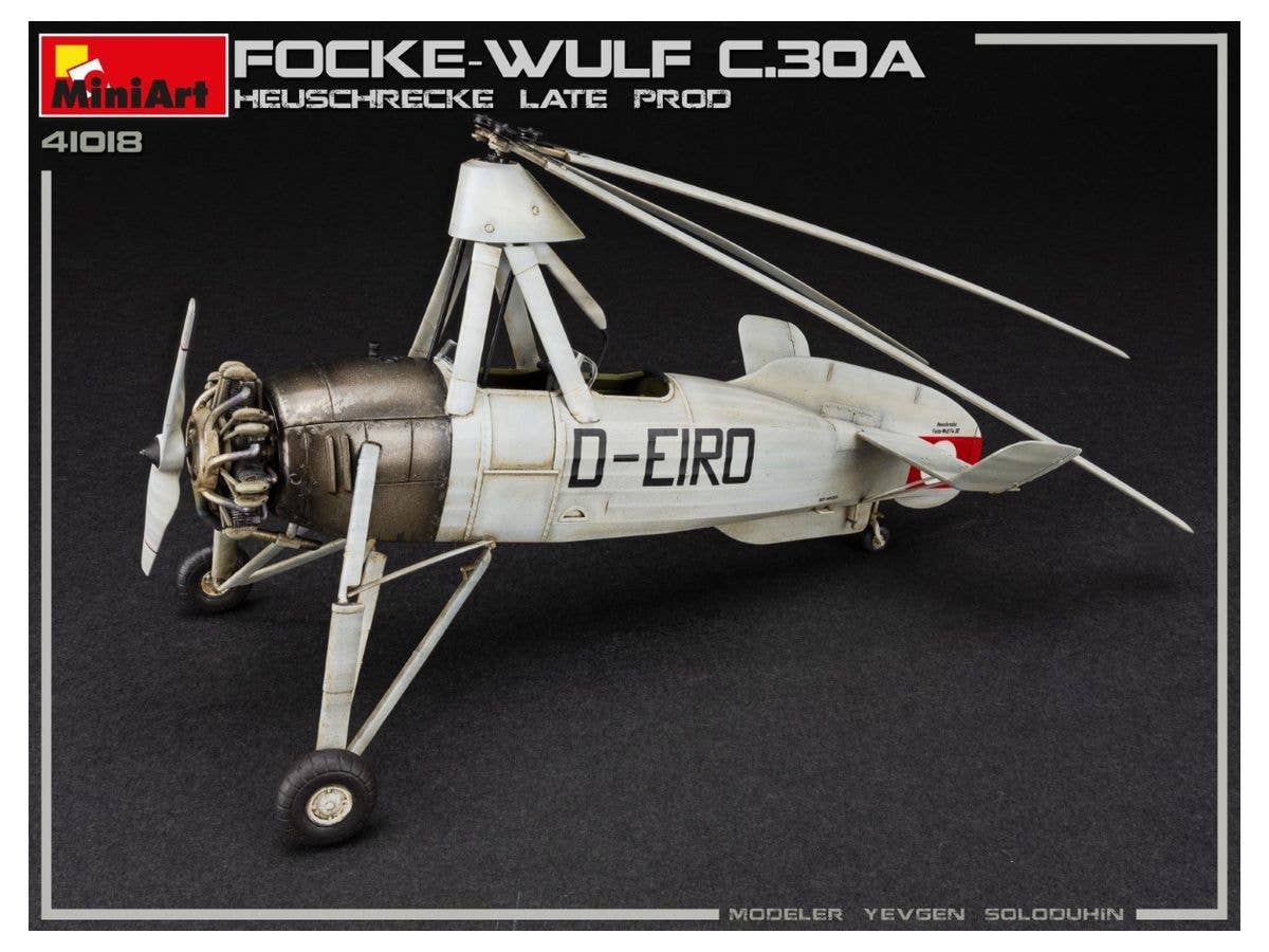 MiniArt 1/35 Focke-Wulf FW C.30A Heuschrecke. Late Prod Aircraft | 4820183313324