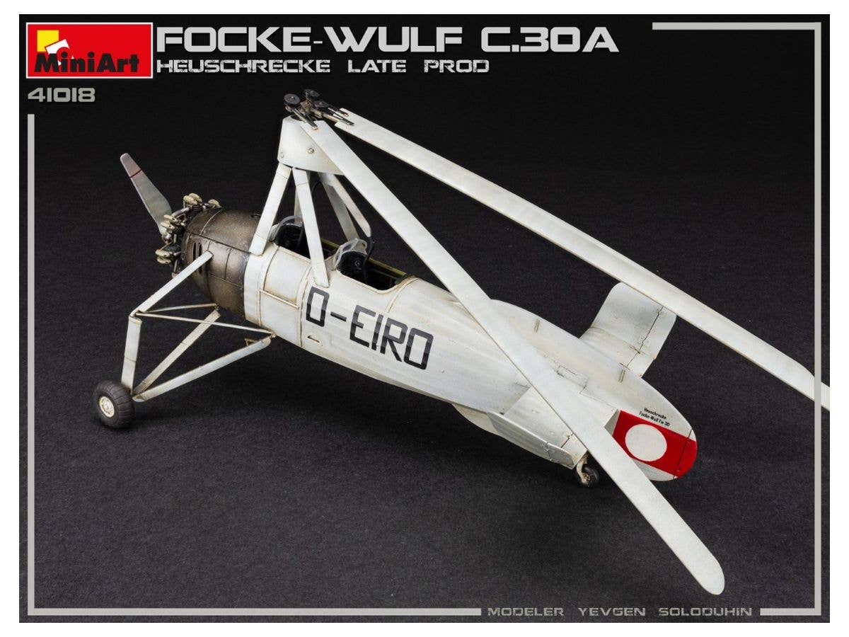 MiniArt 1/35 Focke-Wulf FW C.30A Heuschrecke. Late Prod Aircraft | 4820183313324