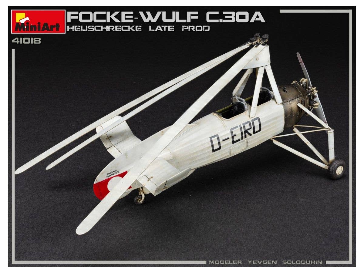 MiniArt 1/35 Focke-Wulf FW C.30A Heuschrecke. Late Prod Aircraft | 4820183313324