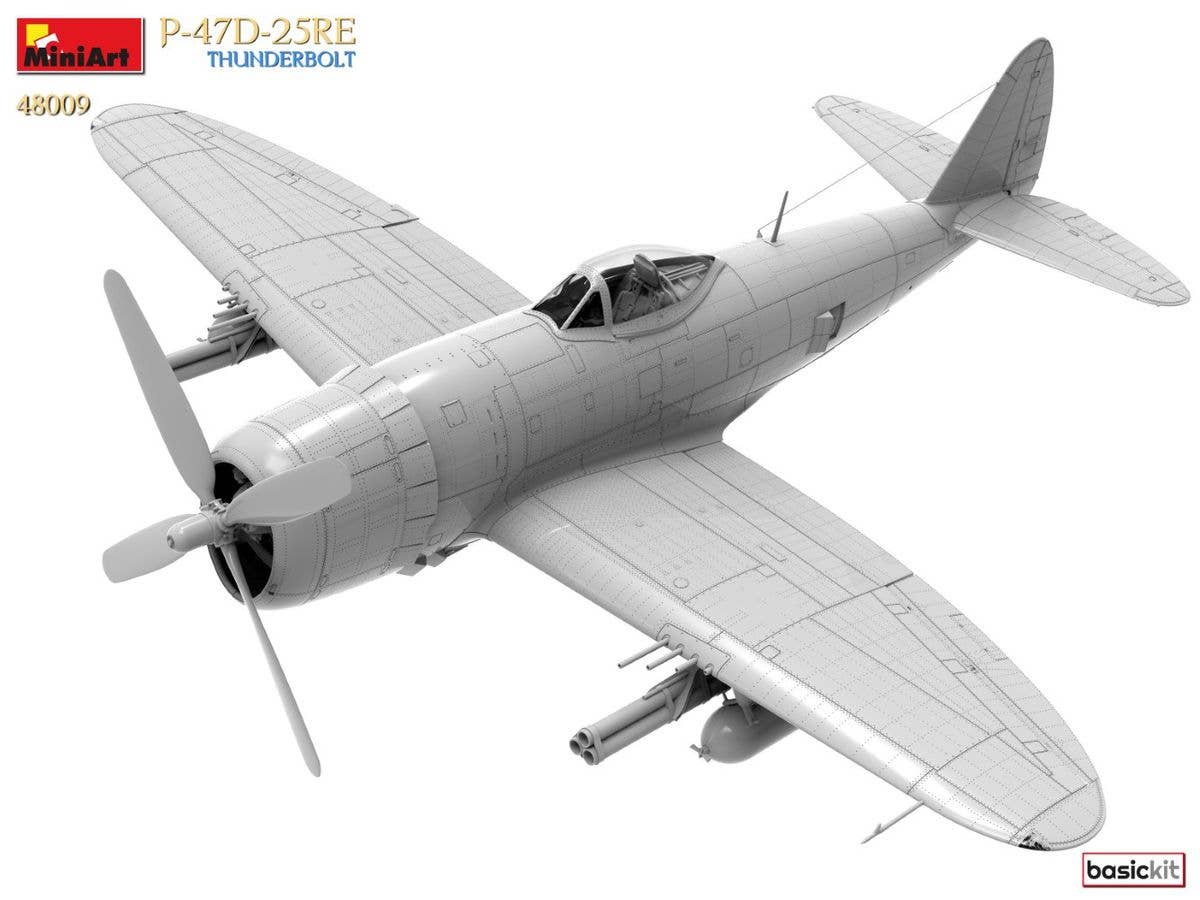 MiniArt 1/48 P-47D-25RE Thunderbolt (Basic Kit) | 5905090346869