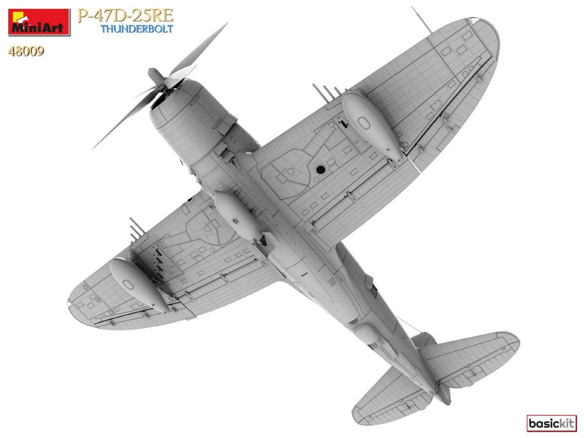 MiniArt 1/48 P-47D-25RE Thunderbolt (Basic Kit) | 5905090346869