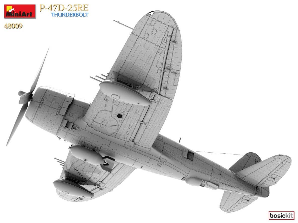 MiniArt 1/48 P-47D-25RE Thunderbolt (Basic Kit) | 5905090346869