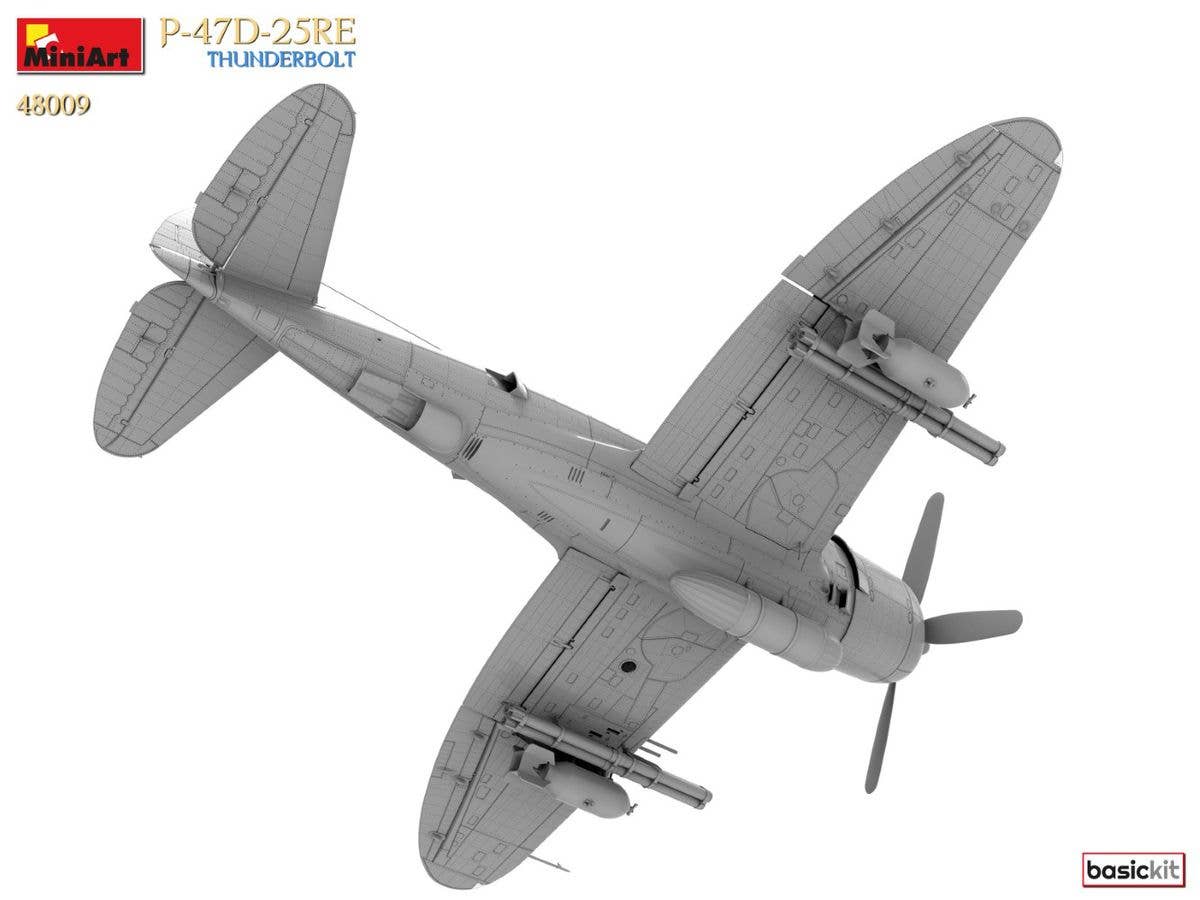 MiniArt 1/48 P-47D-25RE Thunderbolt (Basic Kit) | 5905090346869