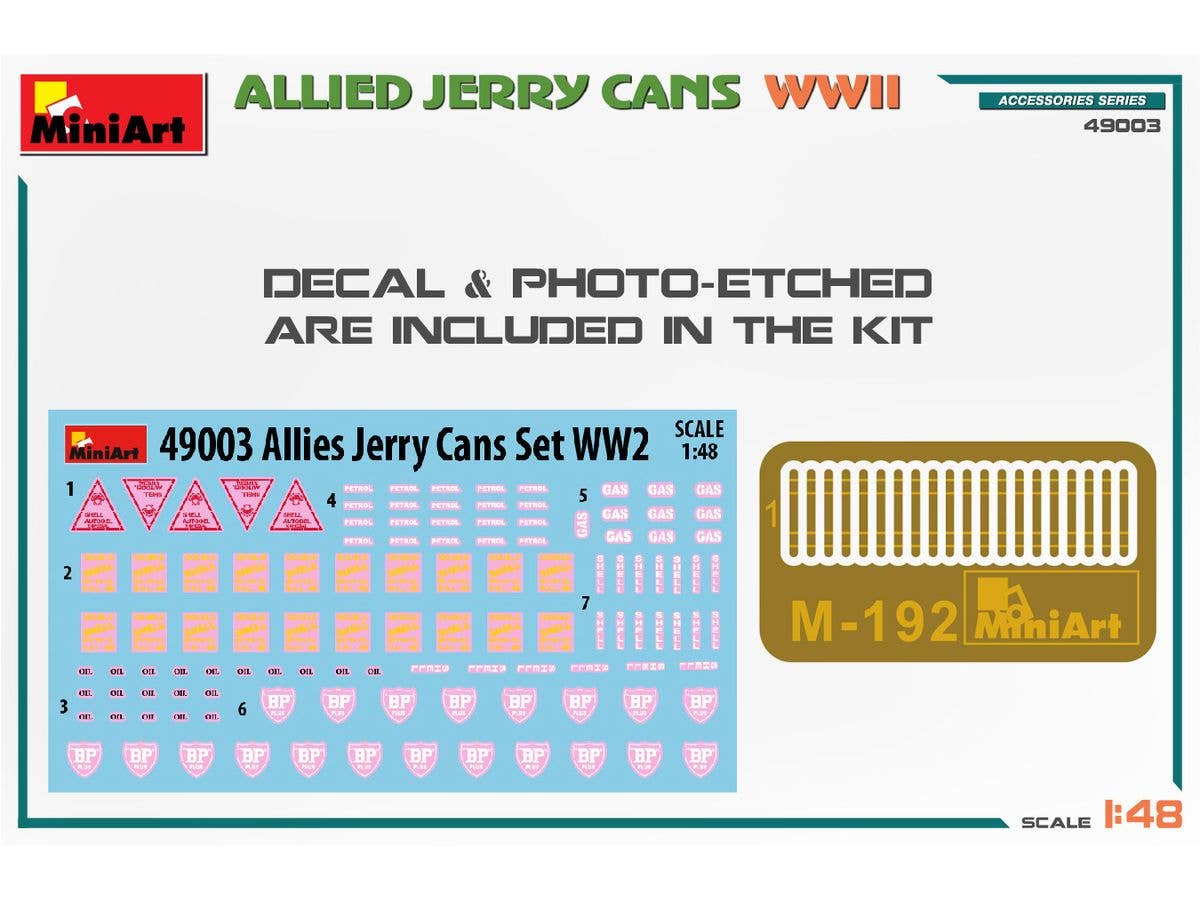 MiniArt 1/48 Allied Jerry Cans WW2 | 5905090346463