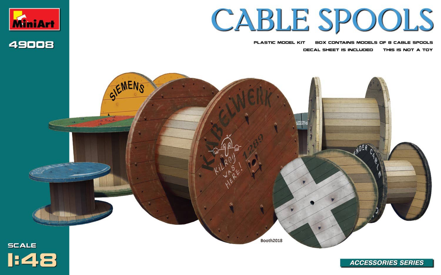 MiniArt 1/48 Cable Spools | 5905090346661