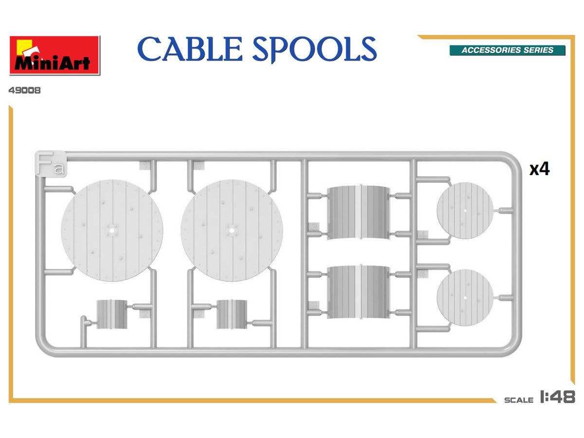 MiniArt 1/48 Cable Spools | 5905090346661