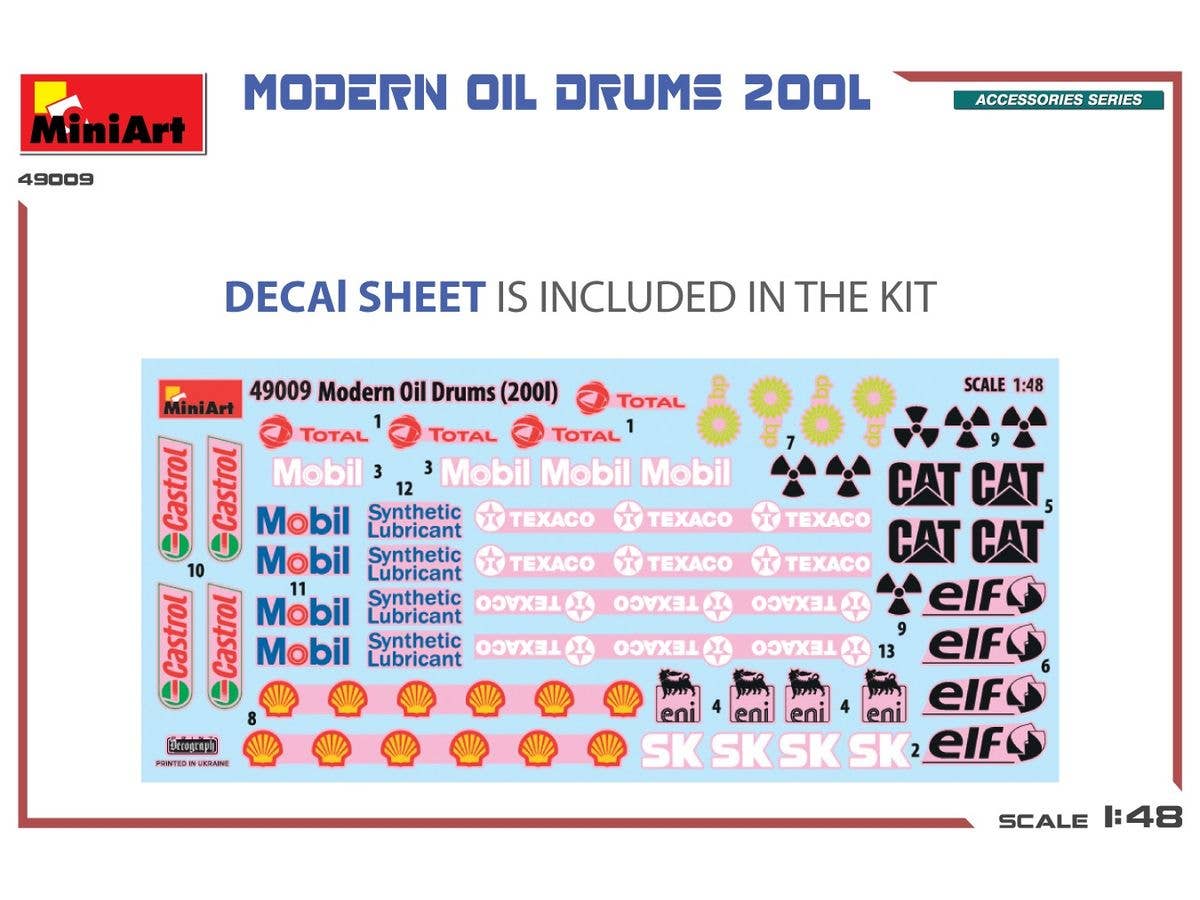 MiniArt 1/48 Modern Oil Drums (200l) | 5905090346678